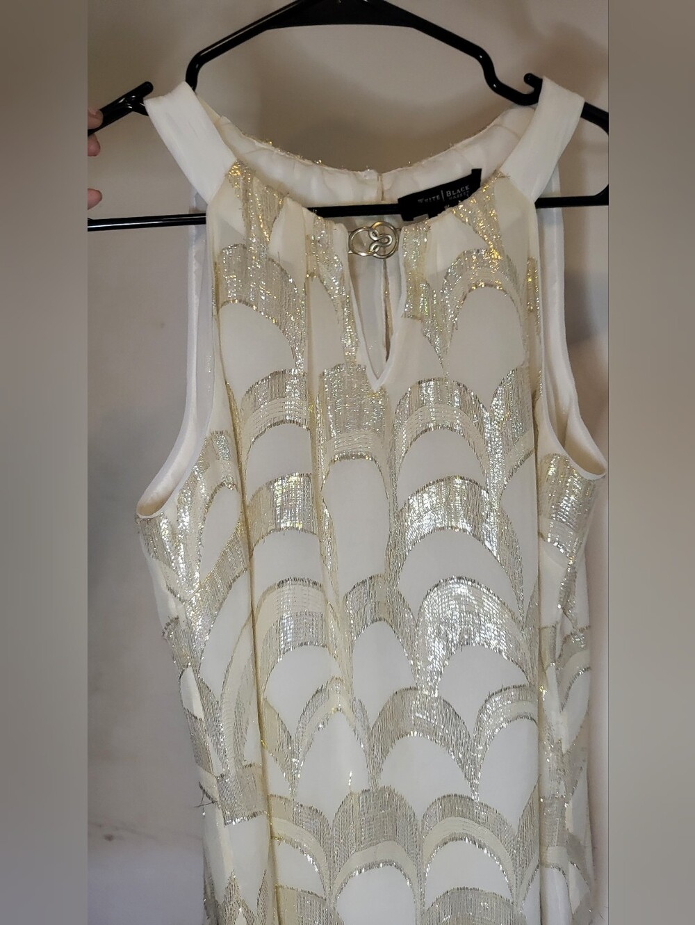 Y2k Silk Gold Top